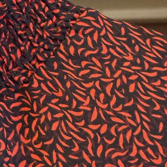 Misa x Revolve Savanna dress in mini red banana leaf ruffled sz Xs - Picture 7 of 8